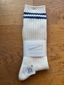 OC 2 Pique Rib Socks - Navy Stripe