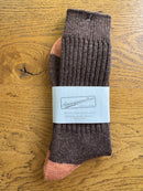ANONYMOUS ISM - Tweed New Socks - Brown