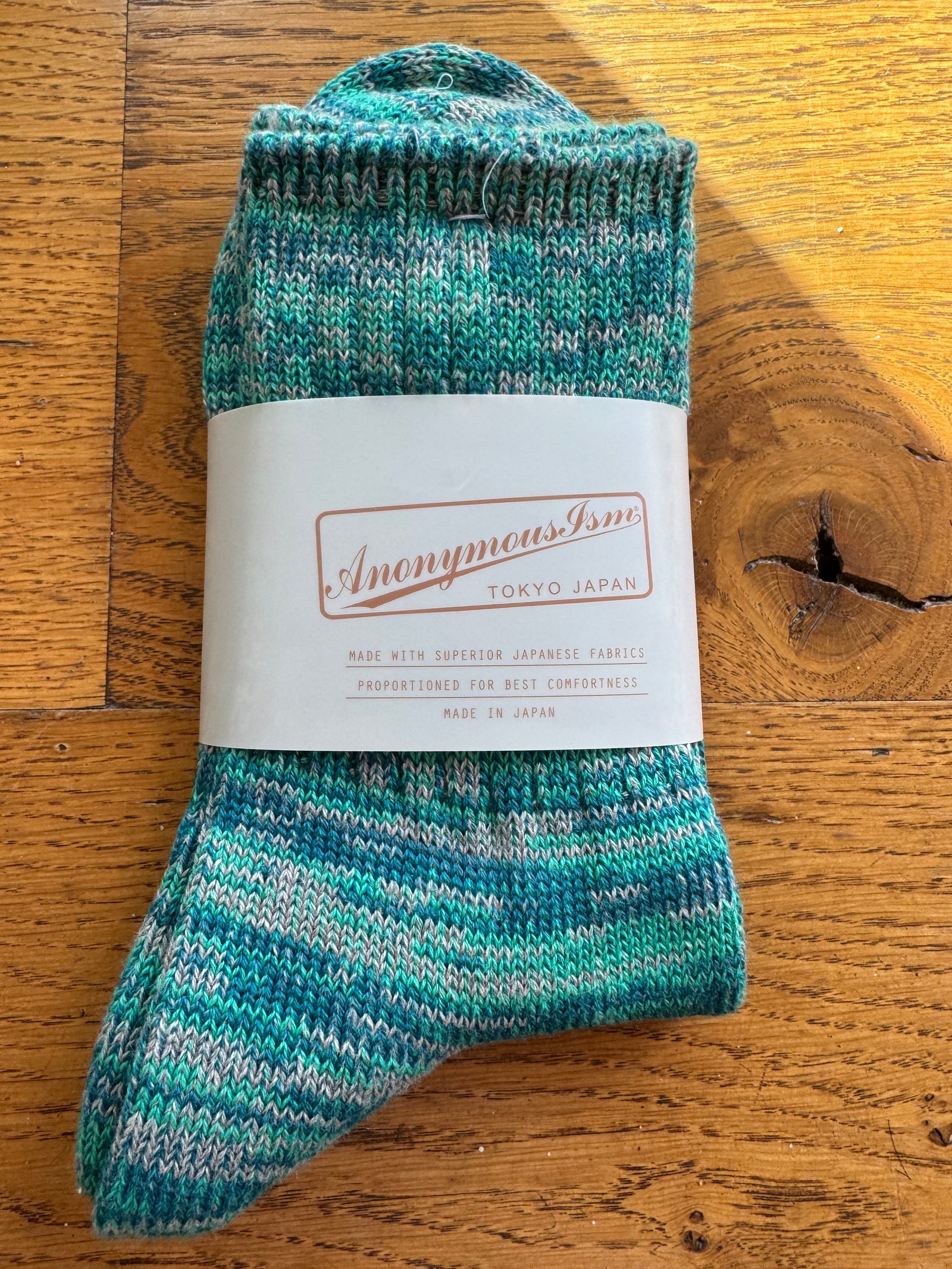 ANONYMOUS ISM - 3 Colour Socks - Blue