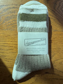 ANONYMOUS ISM - Tuck Cuff Stripe Socks - Army