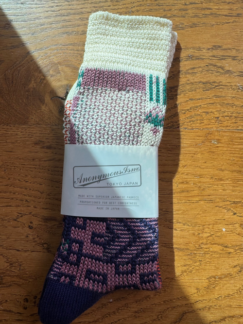 ANONYMOUS ISM - Multi Links Socks - Ivory