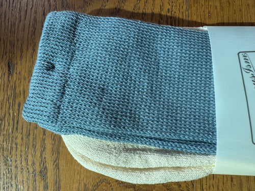 ANONYMOUS ISM - 2Tone Supersoft Socks - Sax blue