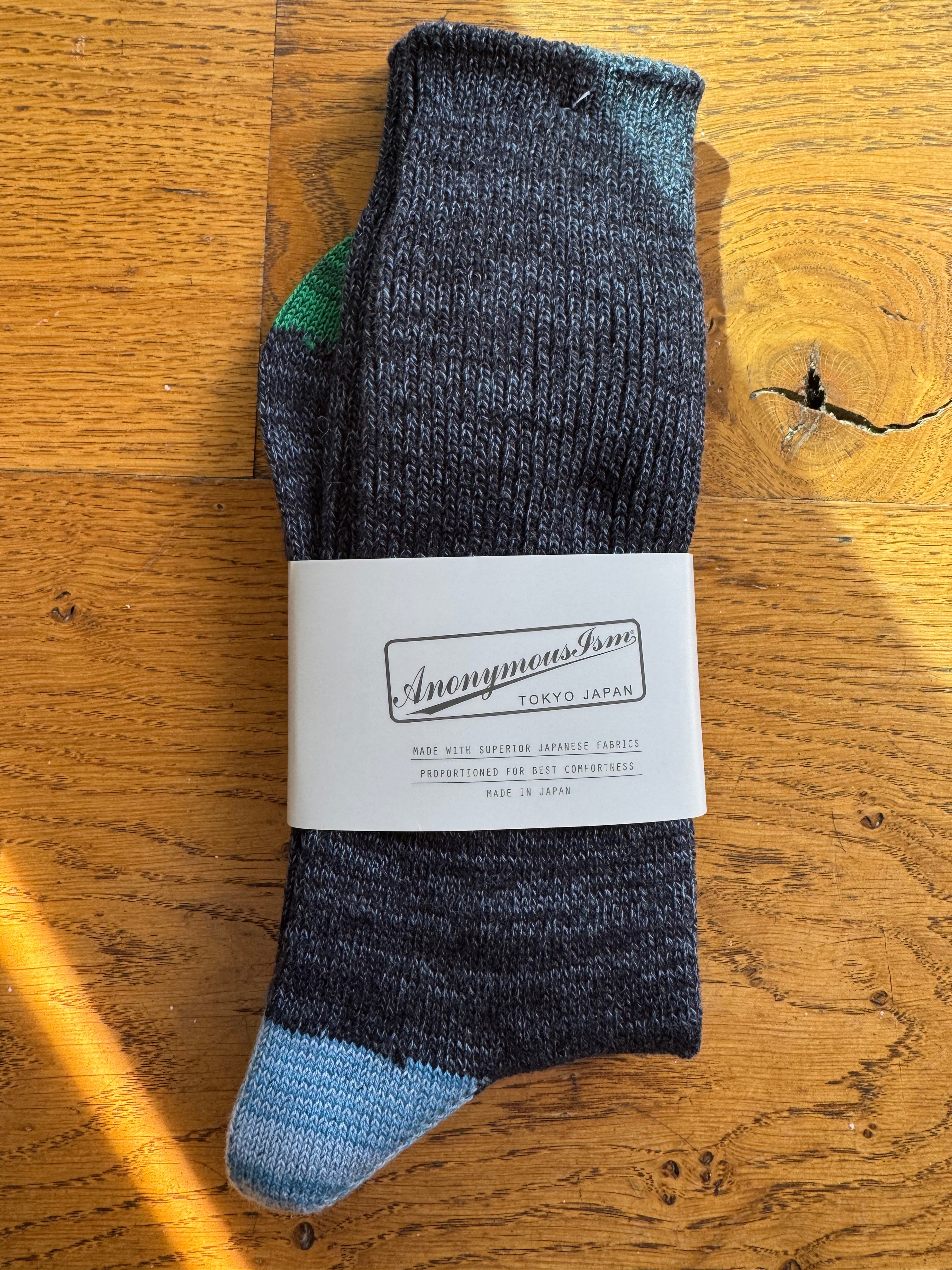 ANONYMOUS ISM - 2 Point Socks - Navy