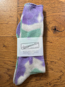 ANONYMOUS ISM - Tie Dye Socks - Mint/ Purple