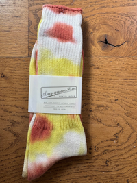 ANONYMOUS ISM - Tie Dye Socks - Orange