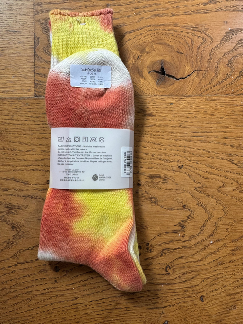 ANONYMOUS ISM - Tie Dye Socks - Orange
