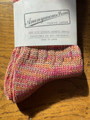 ANONYMOUS ISM - 5 Colour Mix Socks - Orange/ Pink