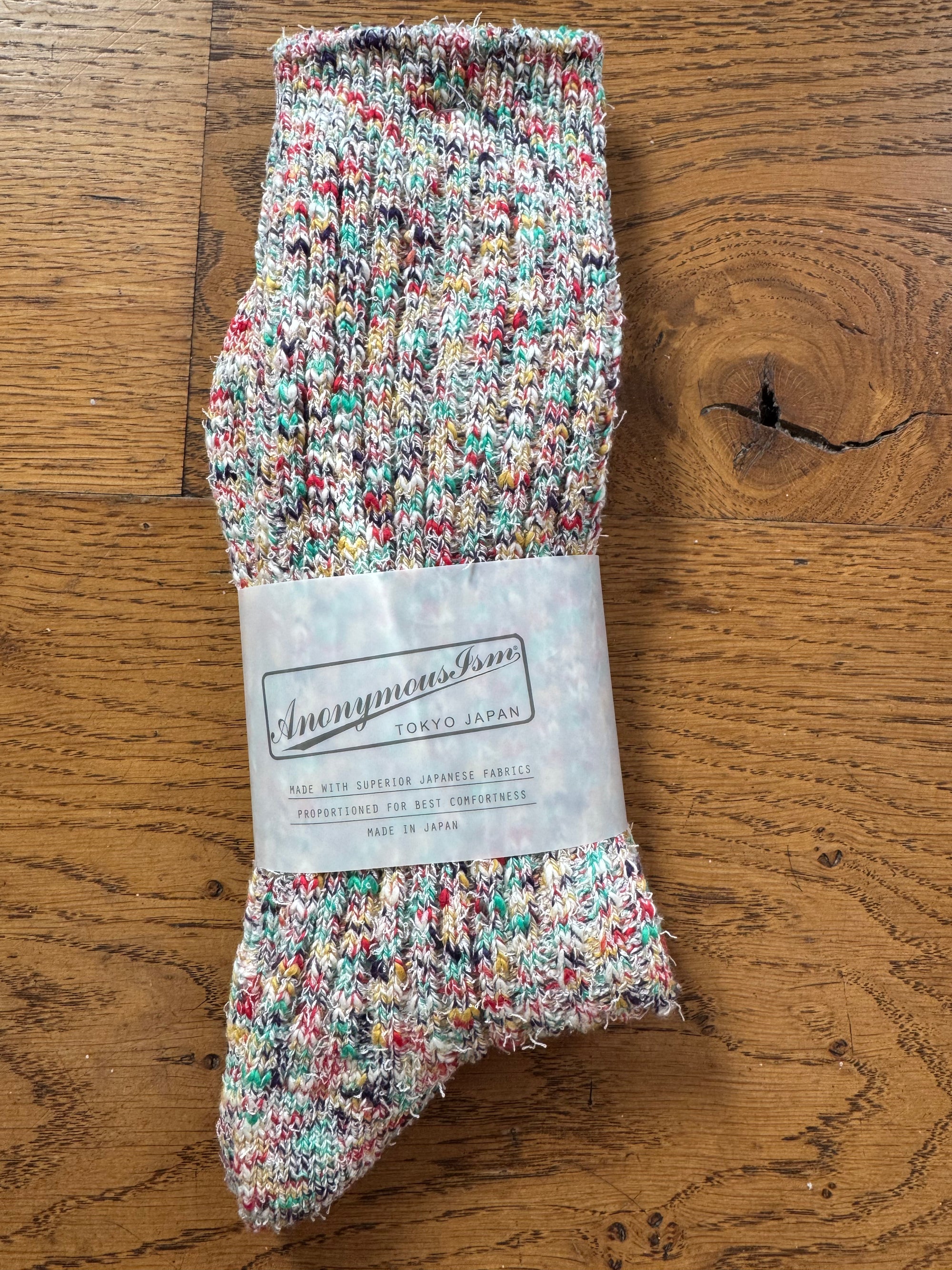 ANONYMOUS ISM - Homespun Art Yarn Socks - Multi