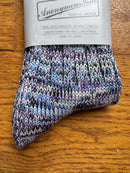 ANONYMOUS ISM - 5 Colour Mix Socks - Purple Melange