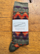 ANONYMOUS ISM - Diamond JQ Crew Socks - Khaki