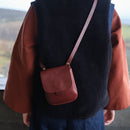 Kate Sheridan - Half Orbed Tab Bag - Chestnut