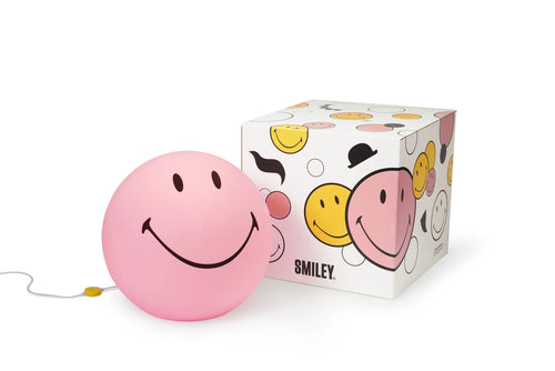 Mr Maria x Smiley® 'High Light' XL Lamp - Pink NEW