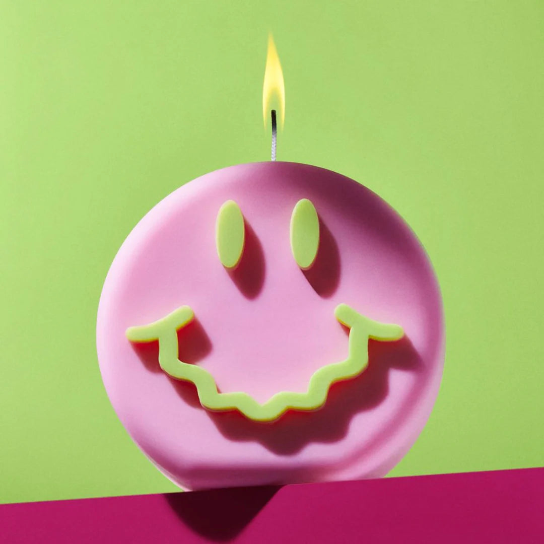 WAVEY CASA - GET WAVEY Candle - Pink & Green