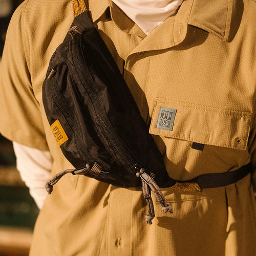TOPO Designs - Mountain Waist Pack - Black/ Neutral