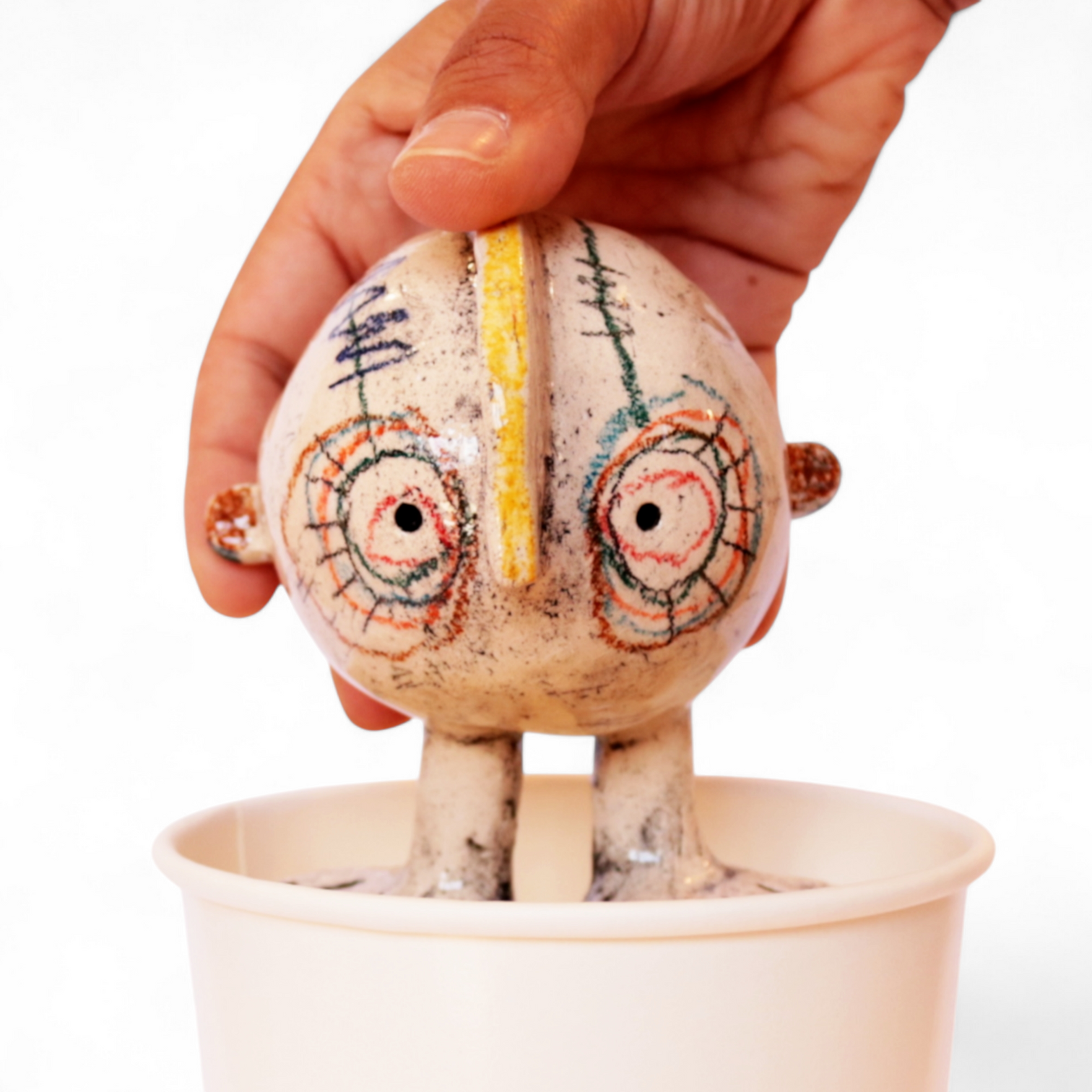 NÃO SOU RITA - 'Foot In Mouth' Ceramic Art