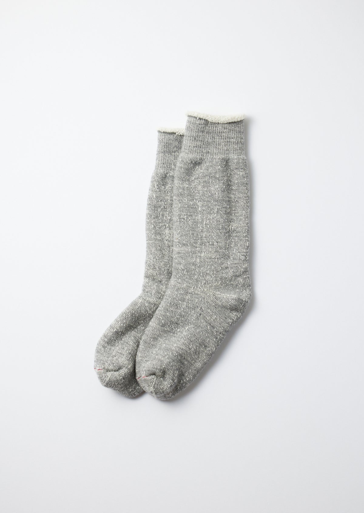 ROTOTO - Double Face Thick Socks - Marl Grey