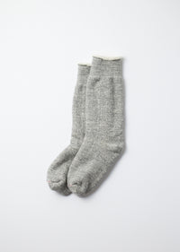 ROTOTO - Double Face Thick Socks - Marl Grey