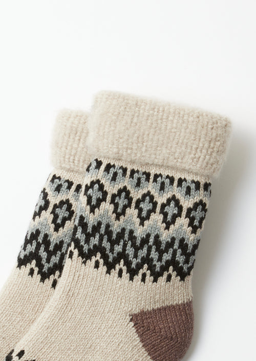 ROTOTO - Comfy Room Nordic  'Indoor Socks' - Ivory