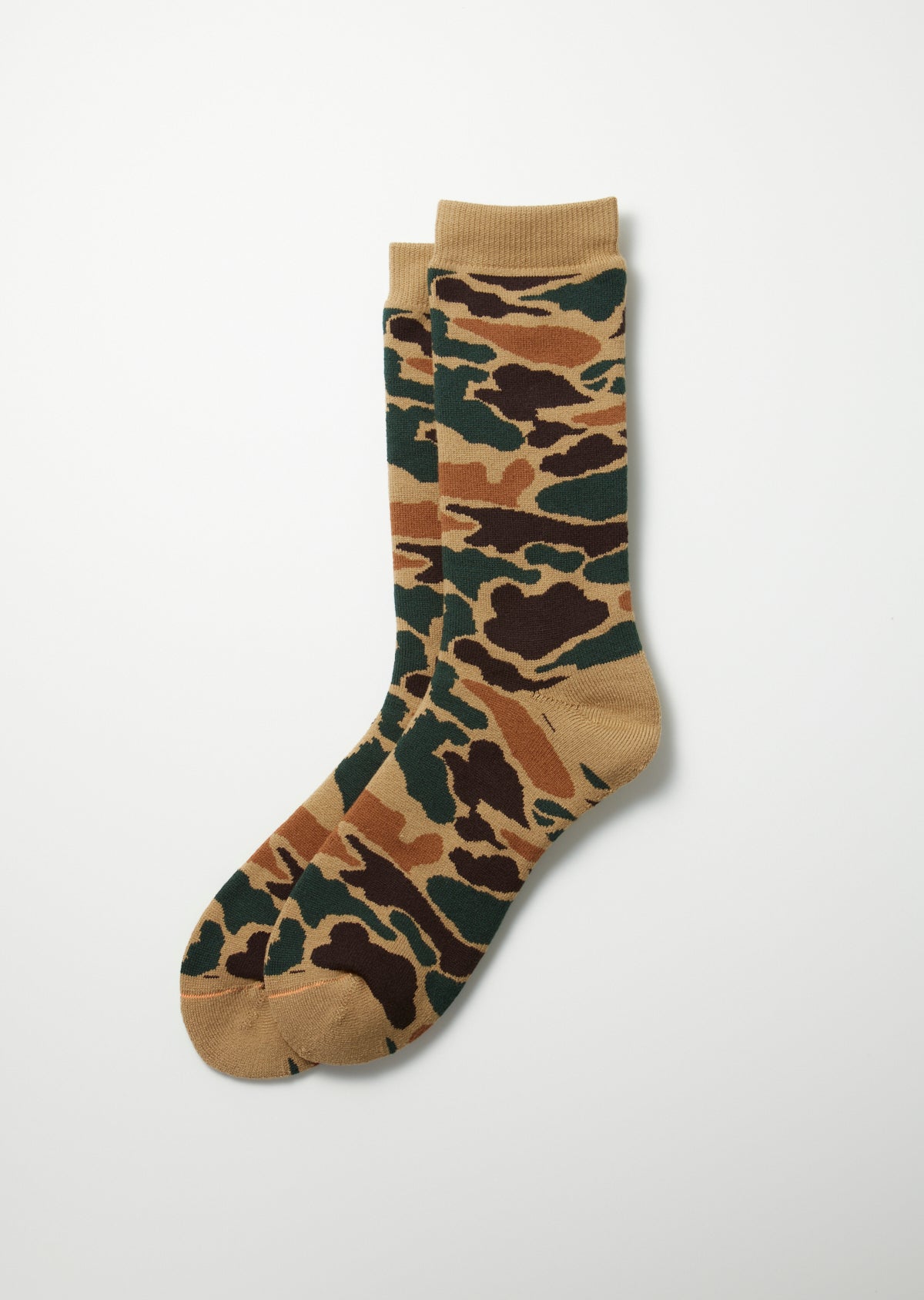 ROTOTO - Pile Camo Sock - Khaki