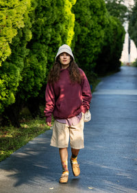 ROTOTO - Chunky Rib Tie Dye Sock - Black/ Mint/ Purple