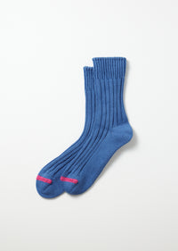 ROTOTO - Chunky Rib Socks - Smart Blue