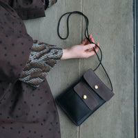 Kate Sheridan - Scout Bag - Black/ Chocolate