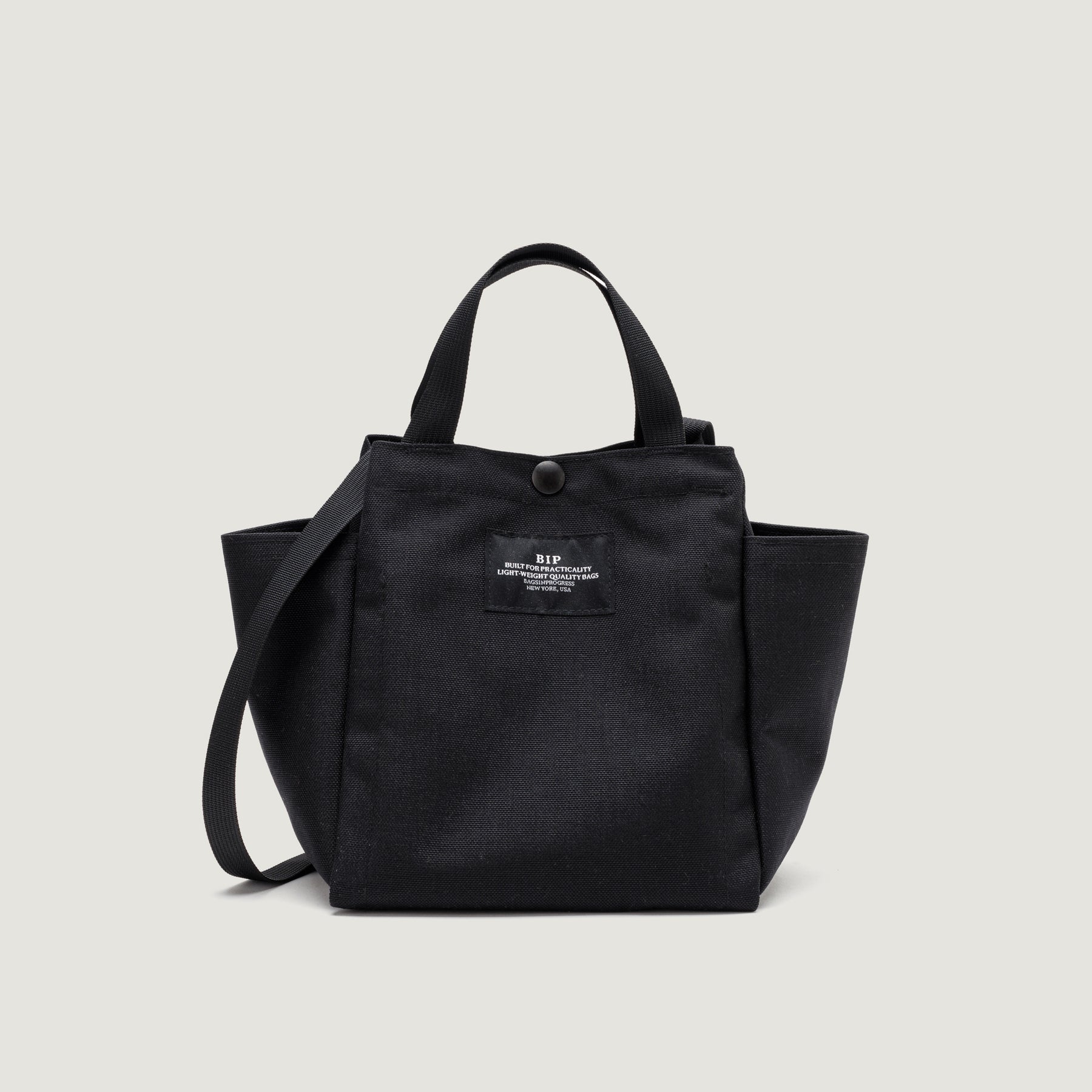 Bags in Progress - Small Side Pocket Tote - Black