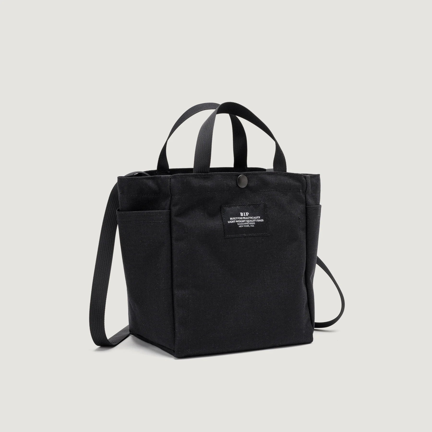 Bags in Progress - Small Side Pocket Tote - Black