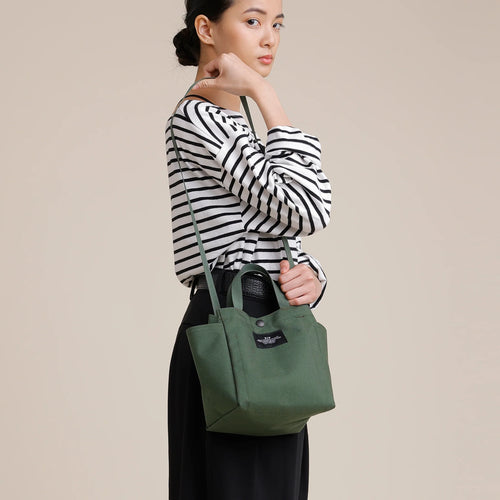 Bags in Progress - Small Side Pocket Tote - Olive