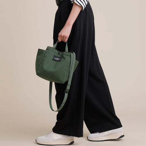 Bags in Progress - Small Side Pocket Tote - Olive