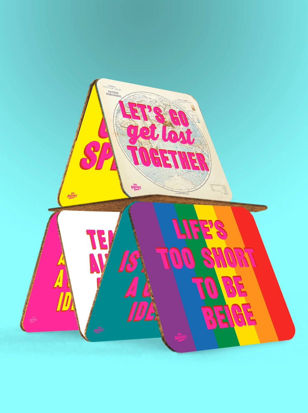 Real Hackney Dave - 'Good Ideas' 6 Coaster Set