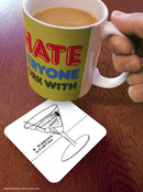 David Shrigley - 'A Pleasing Situation' Coaster