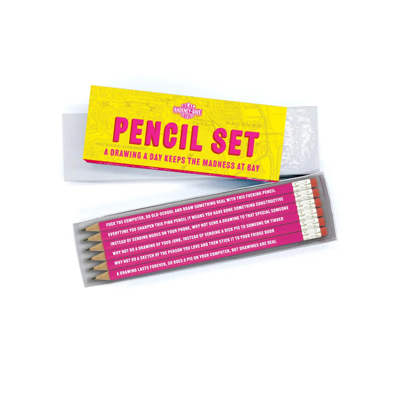 Real Hackney Dave - 'Rude' Pencil Set