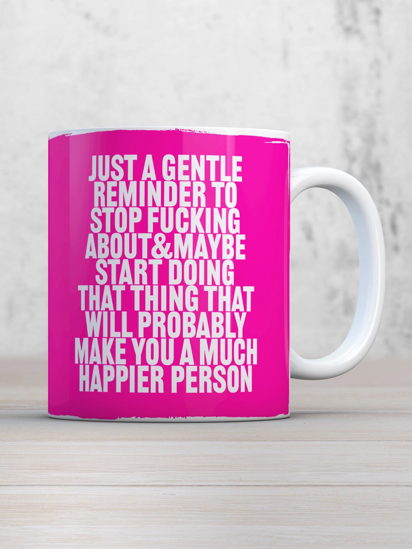 Real Hackney Dave - 'Gentle Reminder' Mug