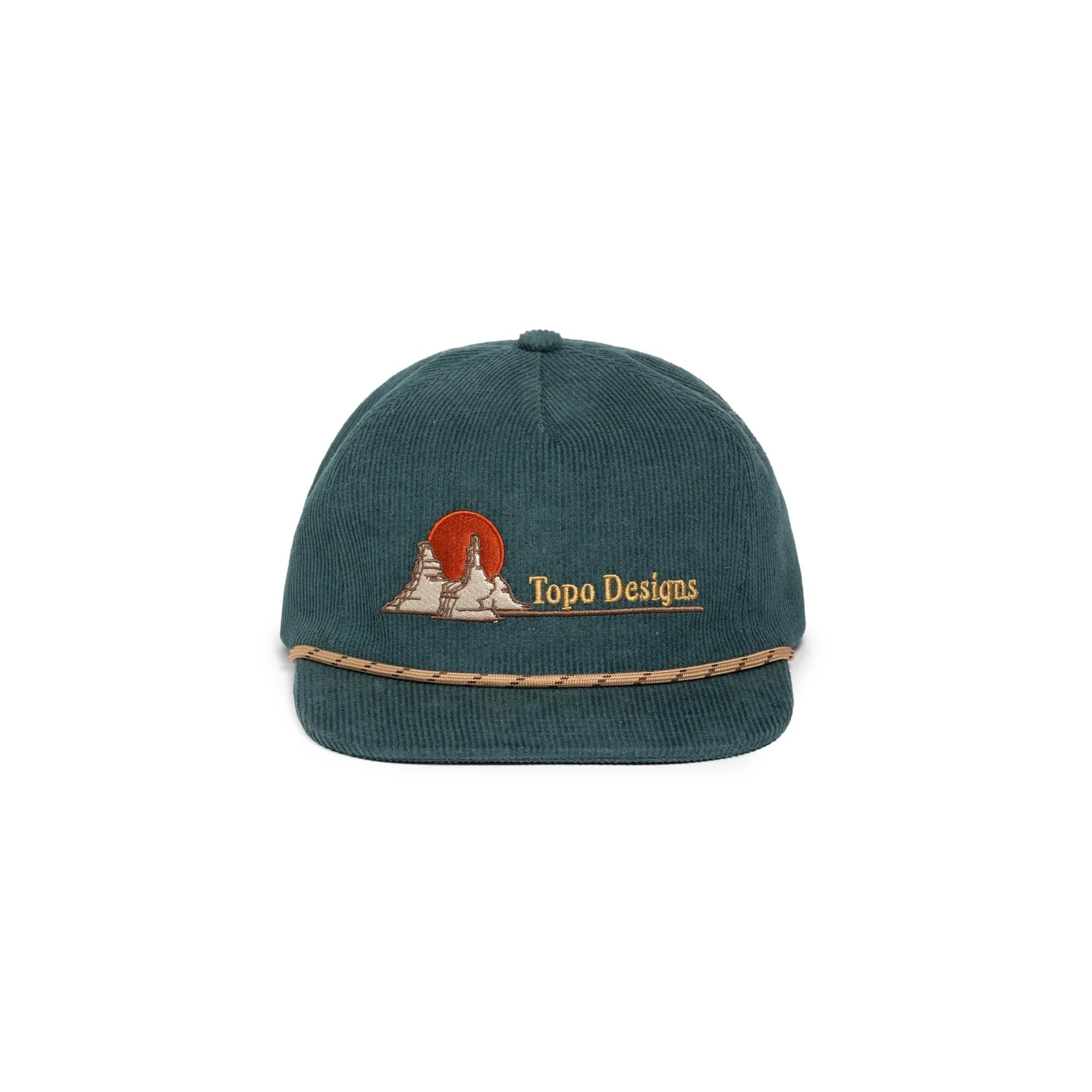 TOPO Designs Corduroy Trucker Hat - Forest Green