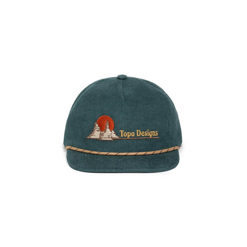 TOPO Designs Corduroy Trucker Hat - Forest Green