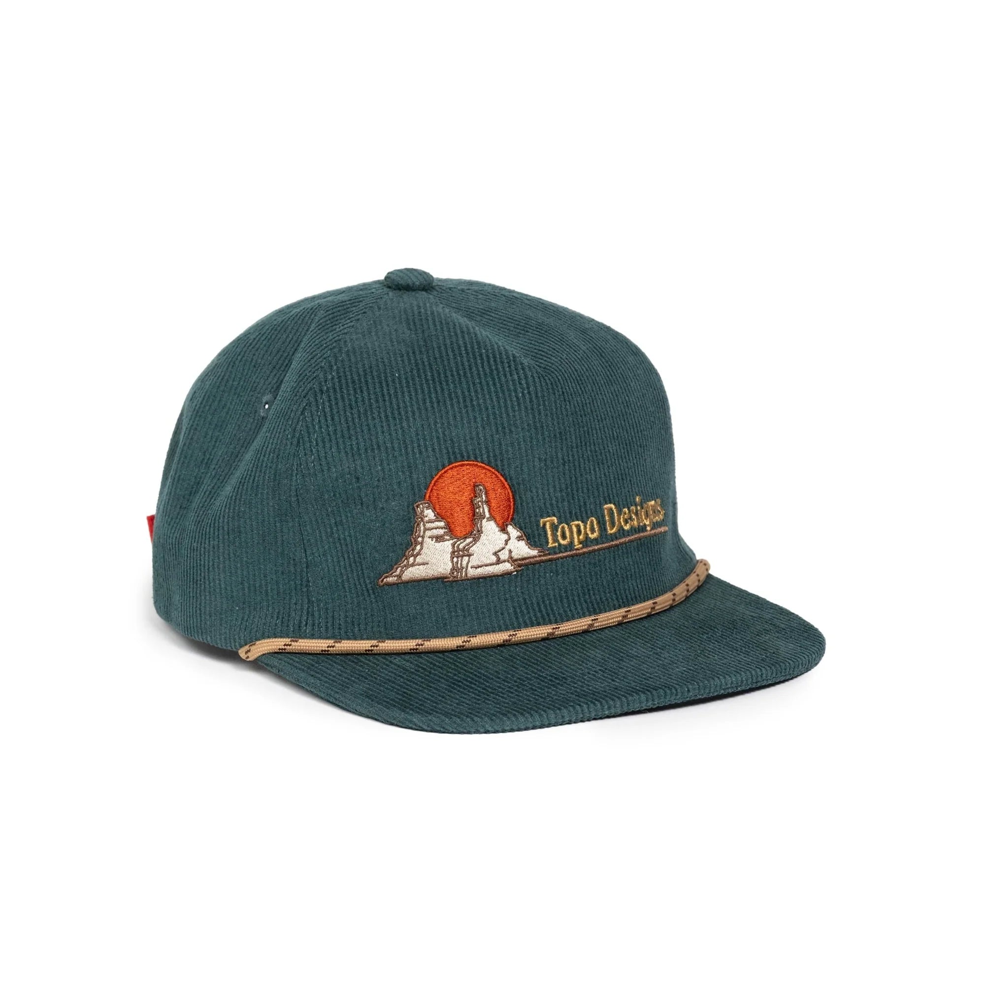 TOPO Designs Corduroy Trucker Hat - Forest Green
