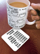David Shrigley - 'Opening Hours' Coaster