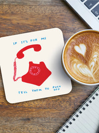 David Shrigley - 'F**K Off 'Coaster