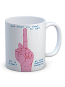 David Shrigley - 'Say What You Want' Mug