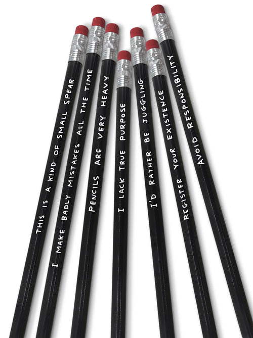 David Shrigley - 'Funny' Pencil Set 2