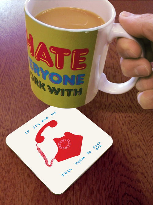 David Shrigley - 'F**K Off 'Coaster