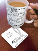 David Shrigley - 'I Fell Asleep  ' Coaster