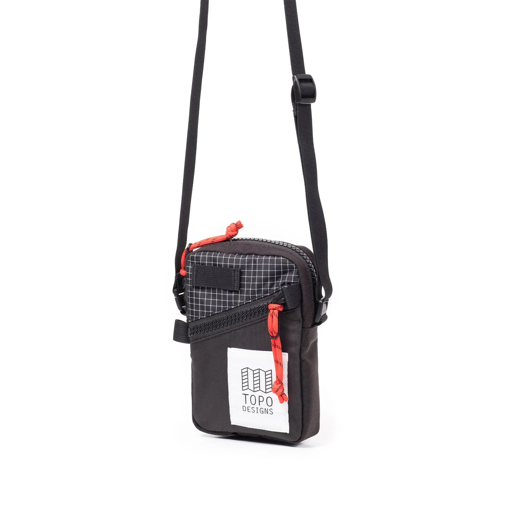 TOPO Designs Mini Shoulder Bag - Black/ Grid