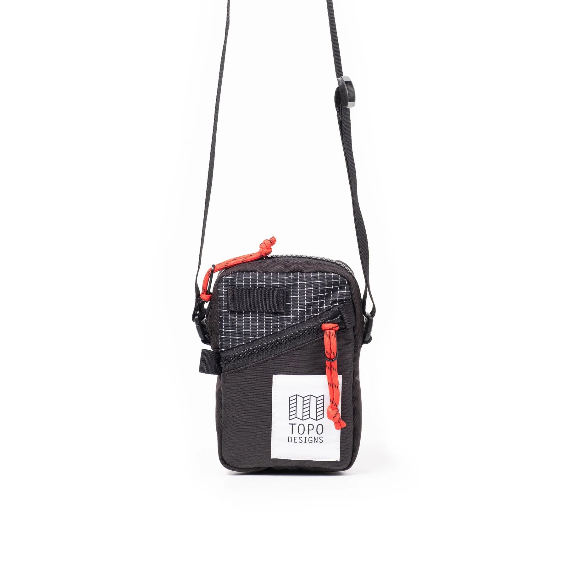TOPO Designs Mini Shoulder Bag - Black/ Grid