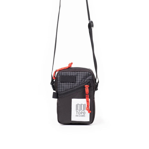 TOPO Designs Mini Shoulder Bag - Black/ Grid