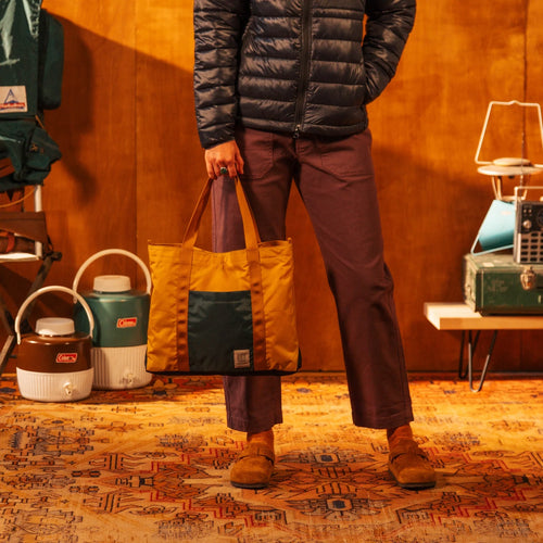 TOPO Designs - Mountain Essential Tote - Terracotta/ Woodland
