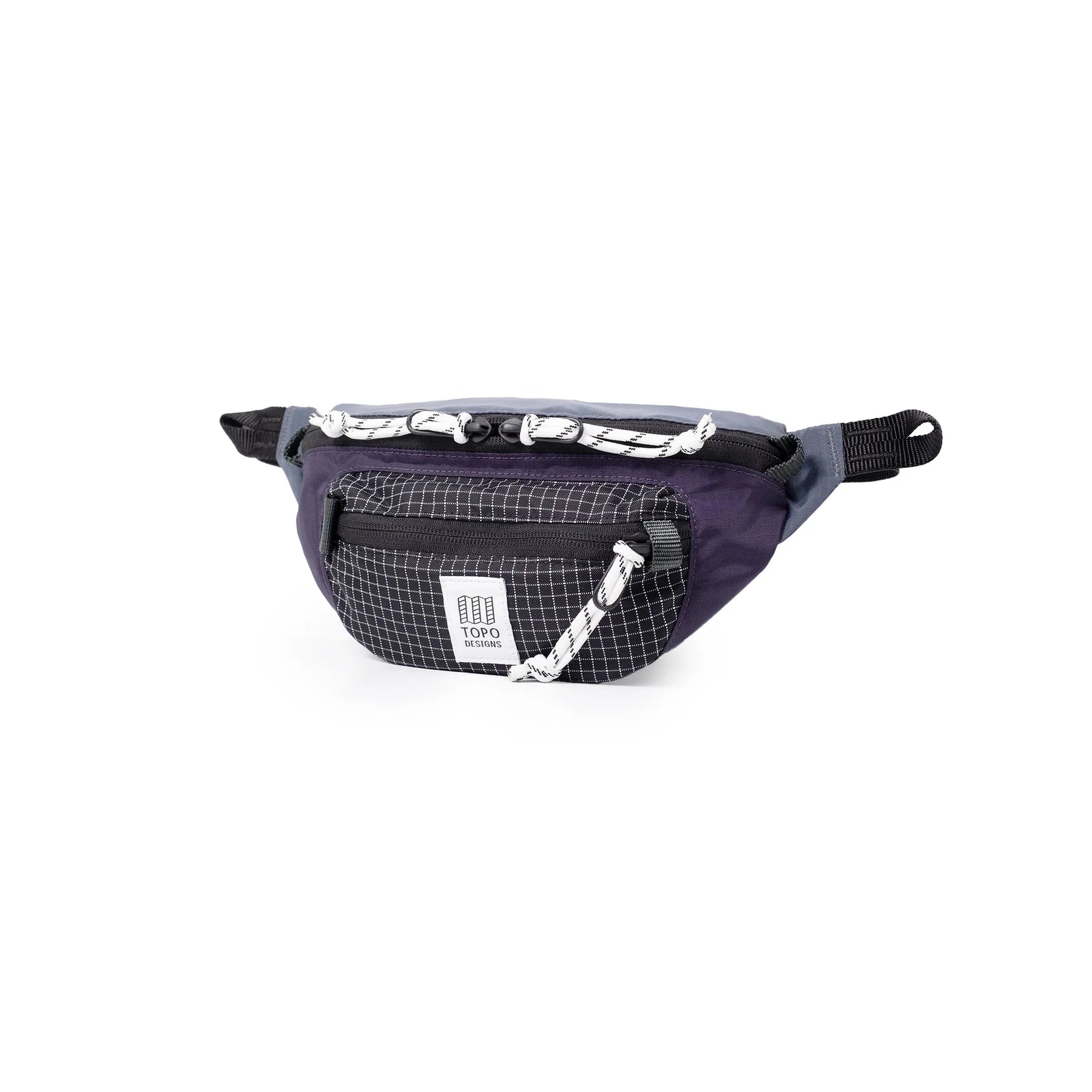 TOPO Designs Mountain Waist Pack - Purple/ Grid