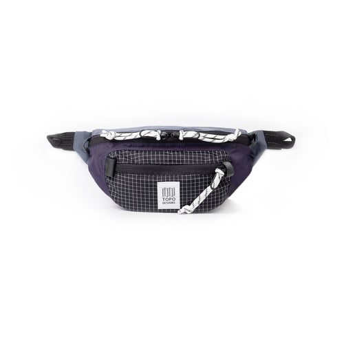 TOPO Designs Mountain Waist Pack - Purple/ Grid