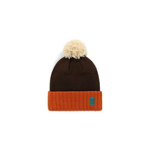 TOPO Designs - Bobble Beanie - Clay & Chocolate